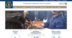 Desktop Screenshot of fundacioncondell.cl
